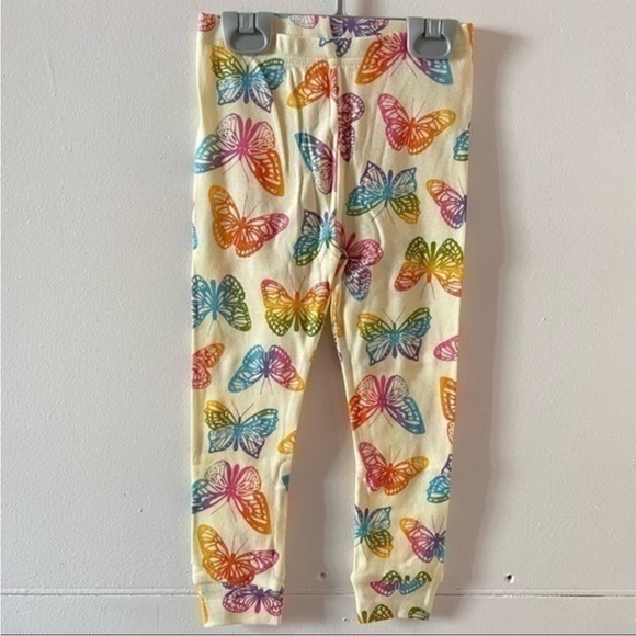 New Butterfly Pattern Print girls Pajamas set  size 18-24, 2T - Picture 5 of 8